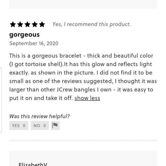 🆕 J Crew Faceted Resin Bangle Bracelet Tortoise - Picture 4 of 4